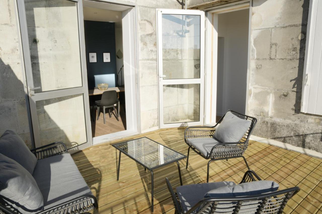 T2 De 55M2 Avec Toit Terrasse, Hyper Centre, Wifi, Draps, Savons Et Serviettes Fournis Cognac Exteriör bild